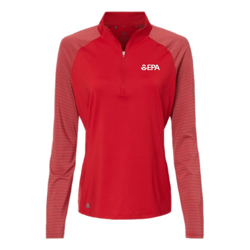 EPA - Women's Stripe Block Quarter-Zip Pullover