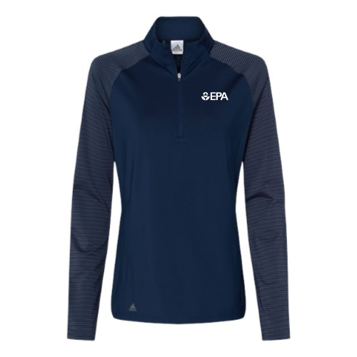 EPA - Women's Stripe Block Quarter-Zip Pullover